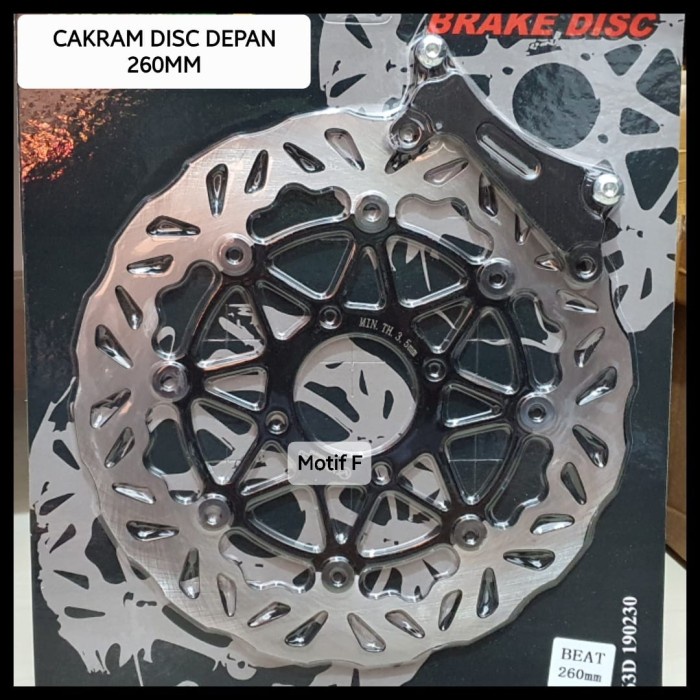 Promo Piringan Cakram Disc Brake Depan Lebar Besar Beat Lama-Karbu-Beat Fi