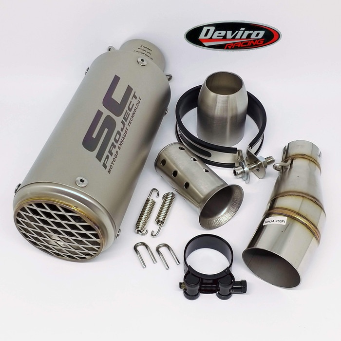 NEW KNALPOT SC-PROJECT CR-T SE IMPORT SO NINJA 250 CBR250RR R25 Z250 MT25 ORIGINAL TERBARU