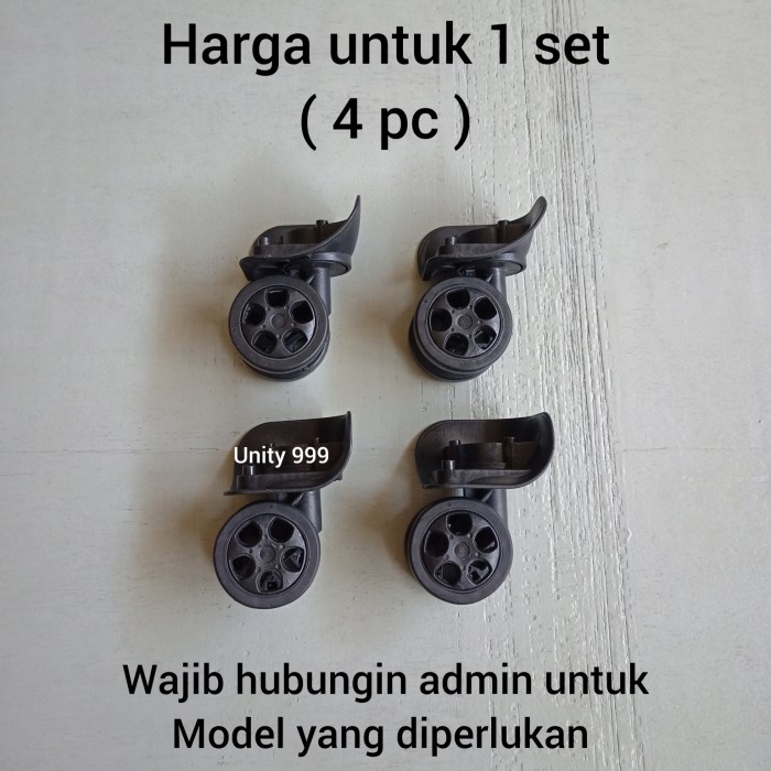 Roda Koper 360 Double Wheel Roda Koper Fiber Isi 4Pc Ngeset