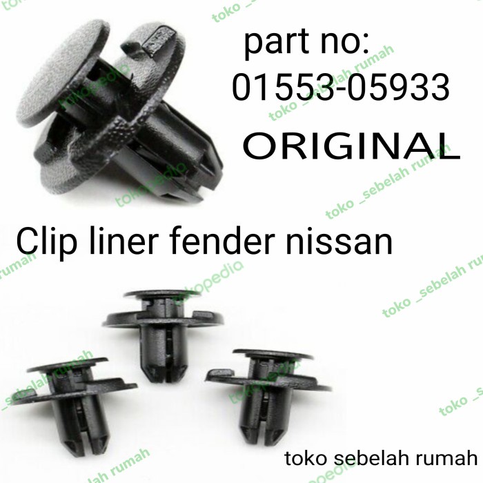 klip clip liner fender nissan livina juke march almera dll 01553-05933 star