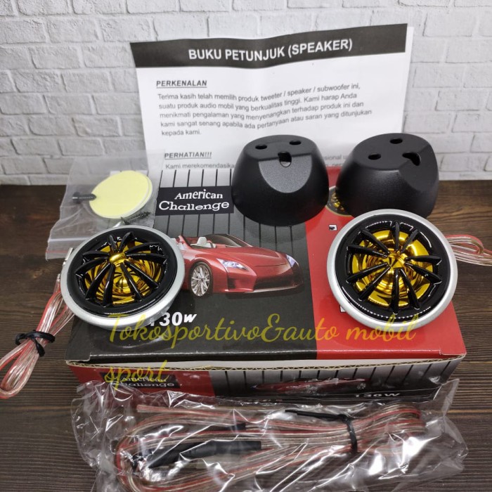 Tweeter audio mobil Twitter speaker mobil American challenge universal star
