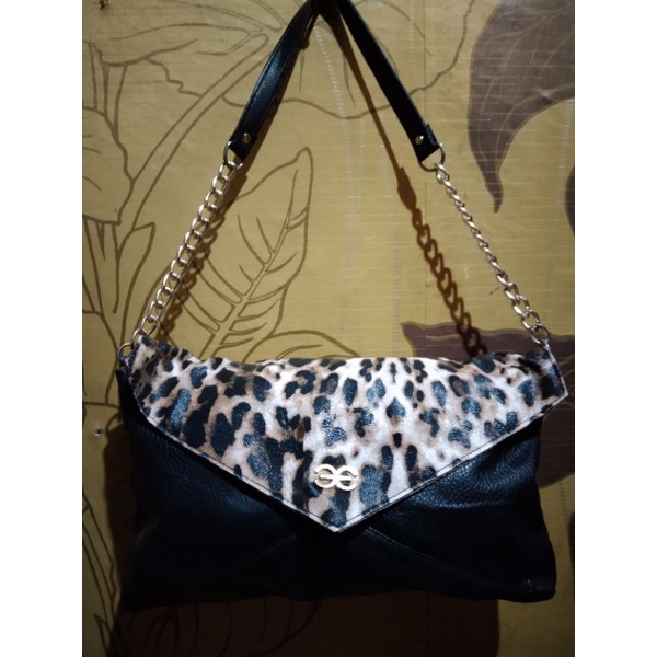 shoulder bag esquire leopard