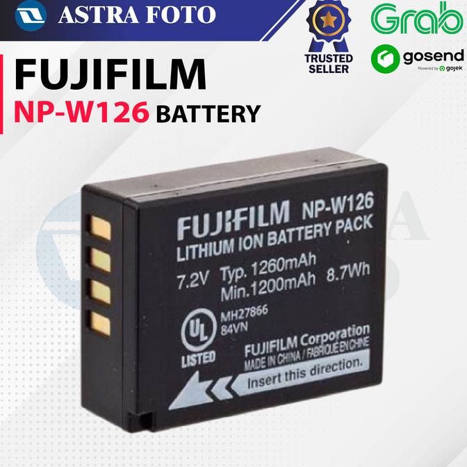 Battery FujiFilm NP-W126 Baterai FUJI XA10 XA2 XA3 XA5 XT10 XT20 XA1