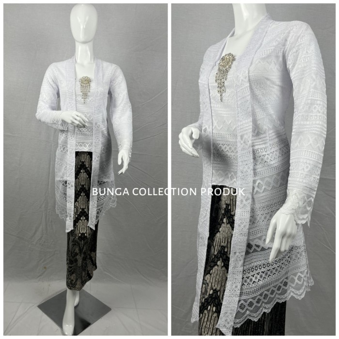 Kebaya Kutubaru Modern/Kebaya Kutubaru Panjang/Kutubaru Brukat