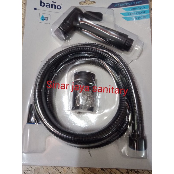 Jet Shower Toilet Hitam Bano / Jet Shower Bano Hitam