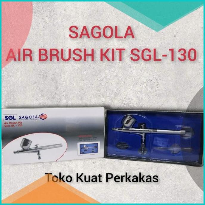 Spray gun air brush pen kit SAGOLA SGL 130 alat semprotan cat lukis 2
