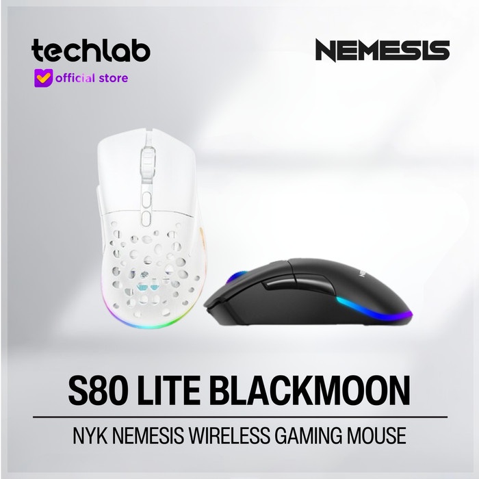 NYK NEMESIS S80 LITE BLACKMOON WIRELESS GAMING MOUSE