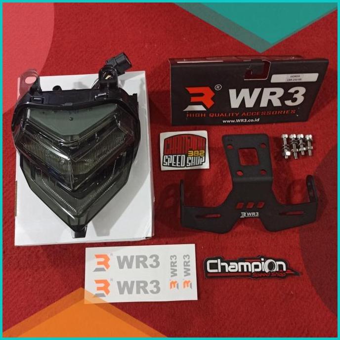 Paket Tail Tidy WR3 Stoplamp LED 3in1 ProjectONE CBR 250RR CBR250RR 2