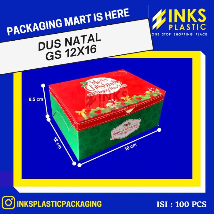 

Dus Kotak Kue Snack Natal Christmas 12X16 (Isi 100 Pcs) 029