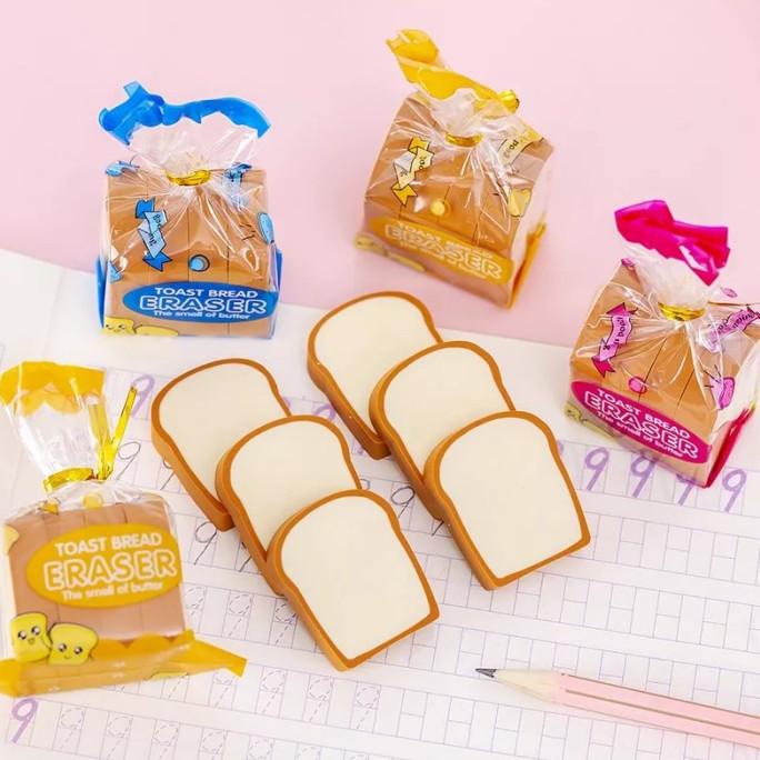 

Penghapus pensil karakter roti toast bread eraser souvenir pernikahan