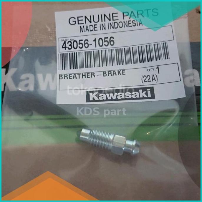 NEPEL PEMBUANGAN ANGIN KALIPER NINJA R RR ORIGINAL KAWASAKI KGP 20JVL