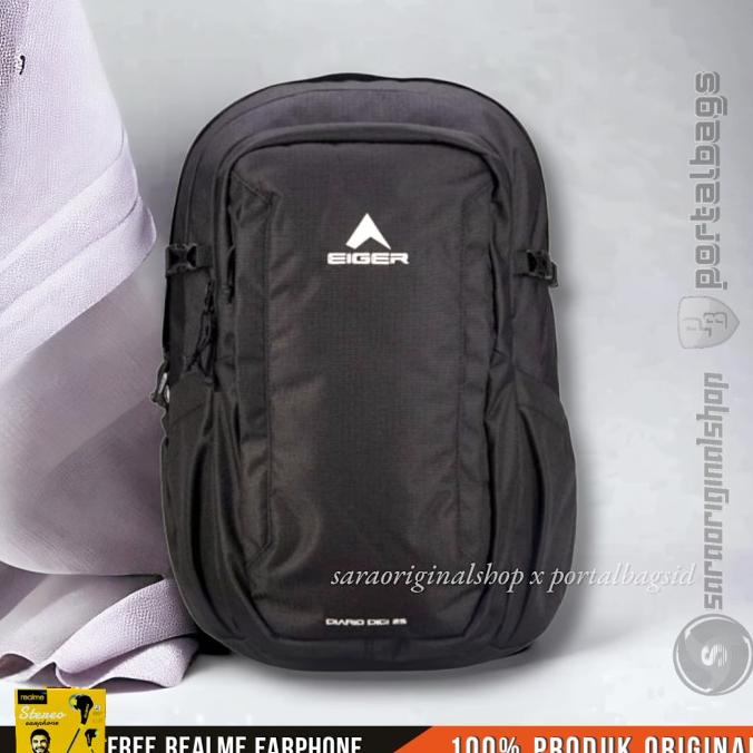 Eiger Diario Digi 25L Laptop Backpack Daypack Tas Punggung - Original