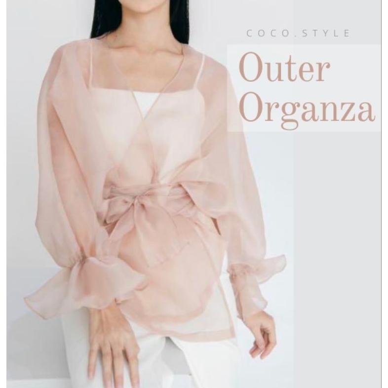 Outer Organza | Organza Top Shopee