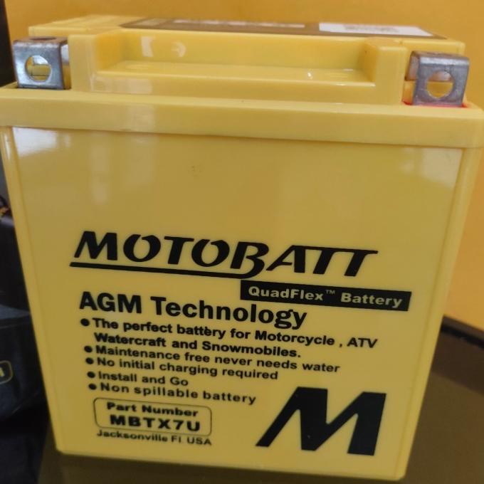 AKI MOTOR HONDA REBEL 500CC HORNET 400CC MOTOBATT MBTX7U 12V8AH LINAHANI5
