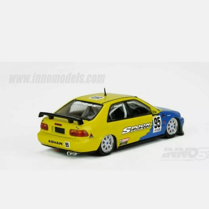 FLASH SALE INNO DIECAST HONDA CIVIC FERIO 1995 SPOON SPORT MACAU GUIA RACE TERBARU