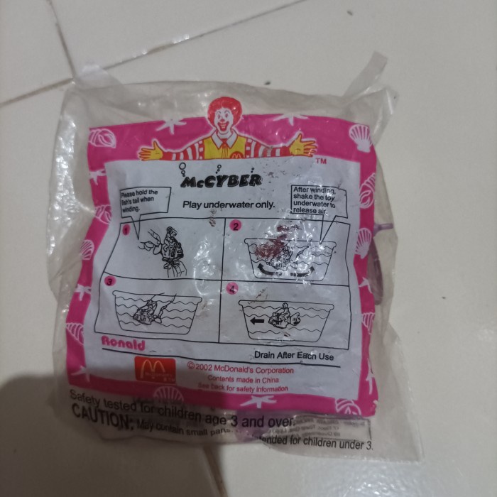 ronald mccyber - happy meal mc donalds very rare rerekeke85