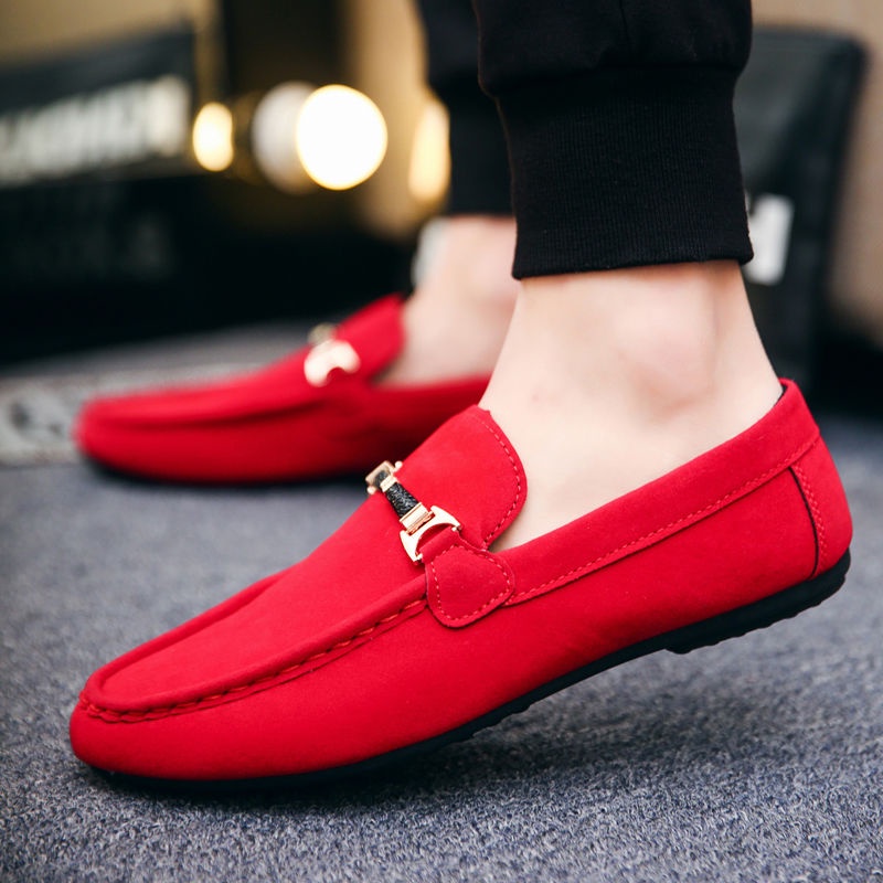 Sepatu Tods Pria, Kasut Gaya Korea Kasual Bernafas