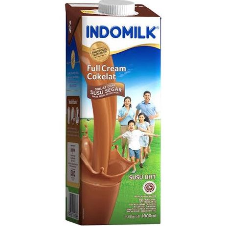 

KHUSUS GOJEK/GRAB - SUSU COKLAT INDOMILK UHT 1L PER KARTON ISI 12 PCS