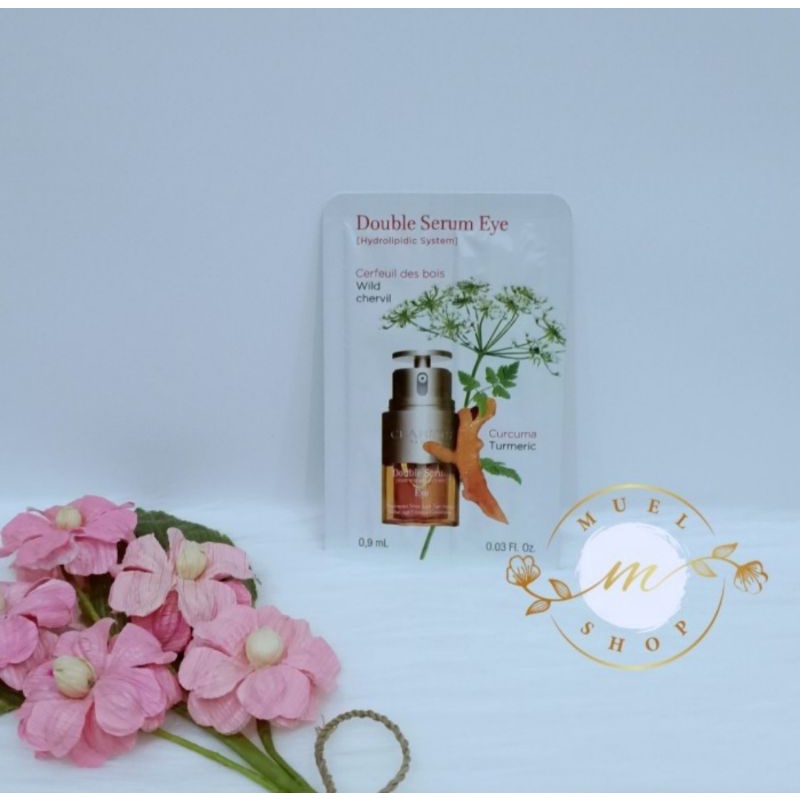 Clarins Double Serum Eye
Kemasan : 0.9 ml ( sachet )