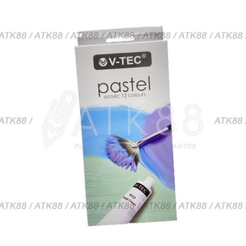 

Promo Cat Acrylic Pastel Colour VTEC Cat Akrilik 12 Warna 6ml V-Tec Sale