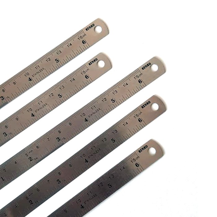 Penggaris Besi 15cm