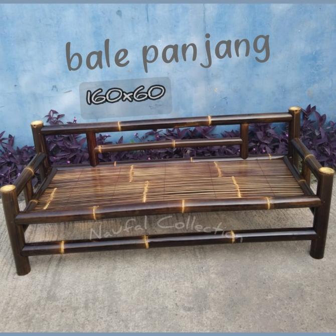 kursi bambu hitam/Wulung, bale bambu, kursi malas, kursi tamu, kursi