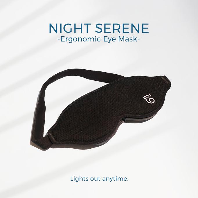 Penutup Mata Tidur Premium - Night Serene (Kwala Official) Star Seller