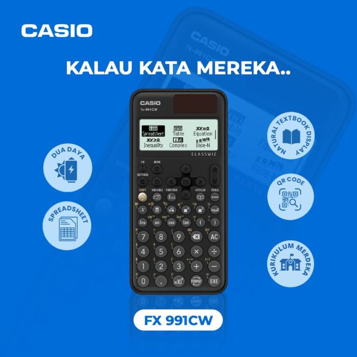 

TERLARIS - CASIO CLASSWIZ MODEL SCIENTIFIC CALCULATOR FX-991CW