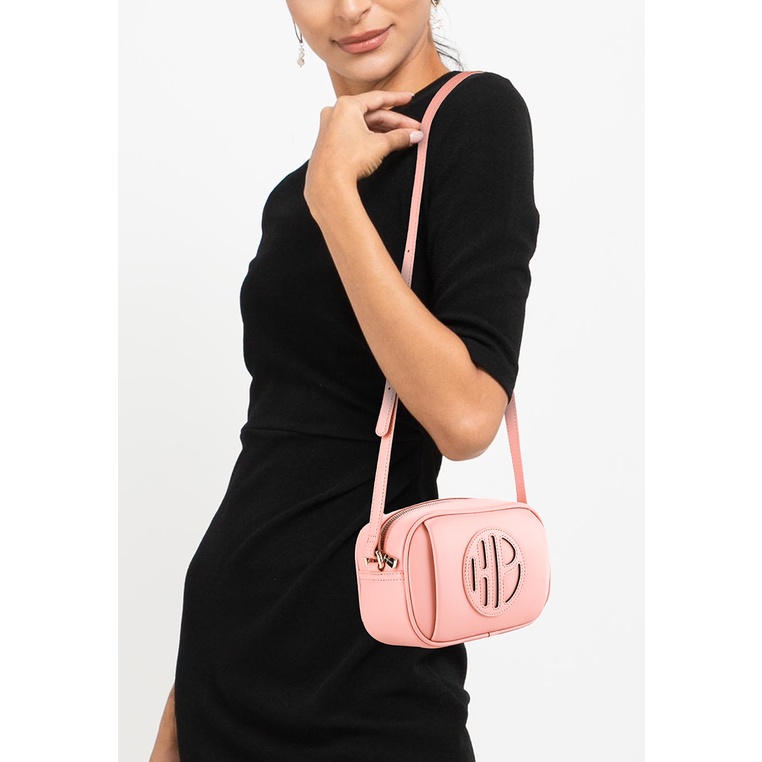 Tas Selempang Hush Puppies Original Wanita Sling Bag Warna Pink Merah Muda 100% Ori Aesthetic Avelin