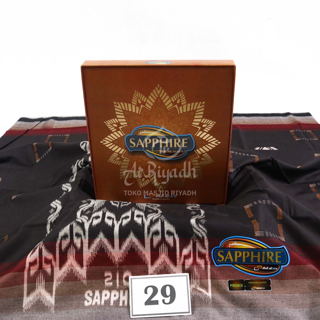 Sarung Sapphire Motif Jacquard Premix Premium Classic