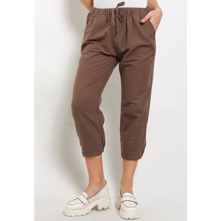 Celana Panjang LOGO JEANS Original Wanita Kulot Regular fit Ori 100% Glamour Maisha Gadis Casual Kat