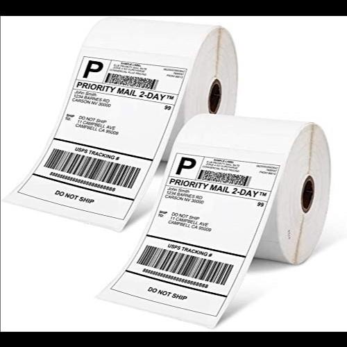 

TERLARIS - KERTAS THERMAL LABEL STICKER 100X150 500PCS BARCODE UKURAN A6 LIPAT