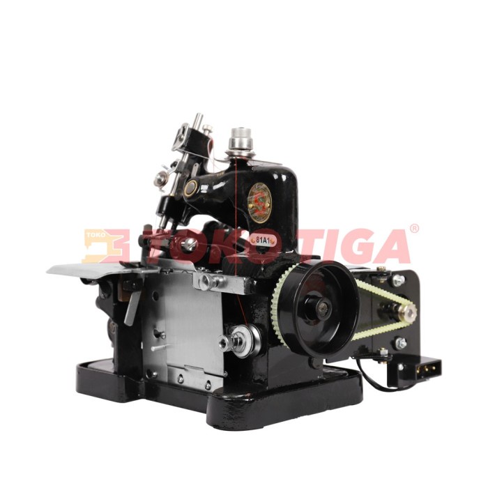 (Full Set) Mesin Jahit Obras 3 Benang Singer 81A1