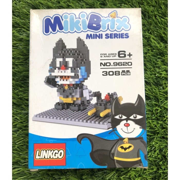 lego / bricks mikibrix doraemon as batman isi 308pcs