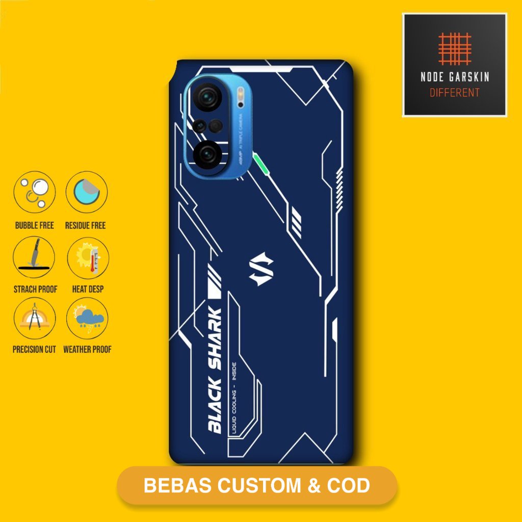 Garskin Skin Vinyl POCO F3 Poco F3 Fullbody Atau Backonly - Bisa Custom - 1 Case Sticker Protector