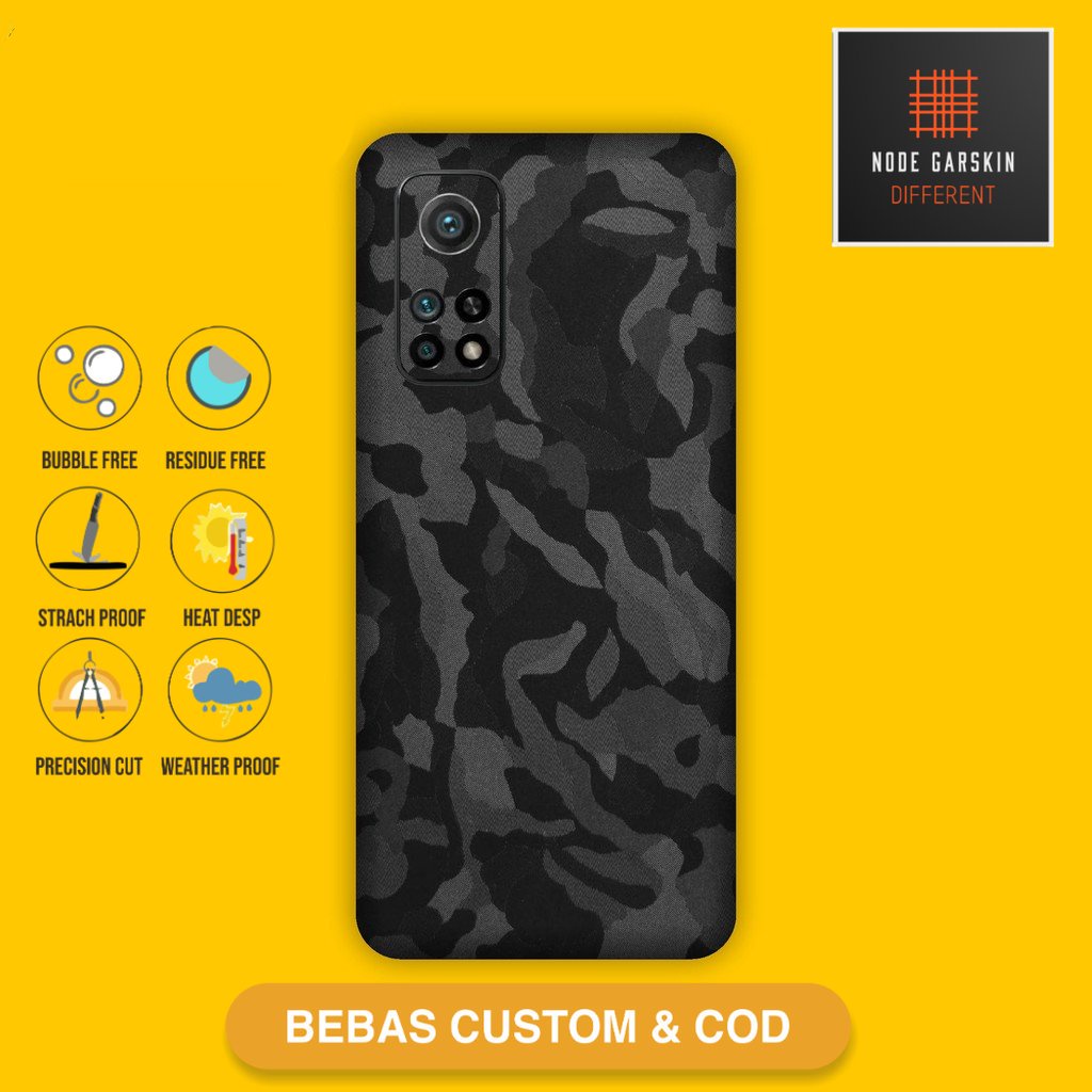 Garskin Skin Vinyl Xiaomi Mi 10T MI10T Mi 10T pro - Fullbody Atau Backonly - Bisa Custom - basic Cas