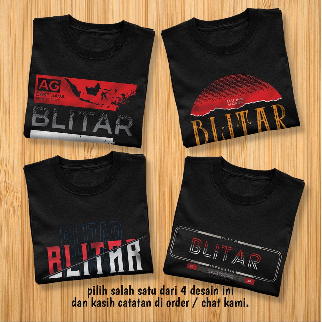 Kaos Distro BLITAR Premium - 4 DESAIN BLITAR BEBAS PILIH - XBLT2