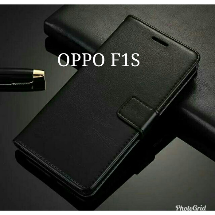 Baru Oppo F1S Sarung Hp Flip Cover Wallet Case Casing Kulit Oppo F1S