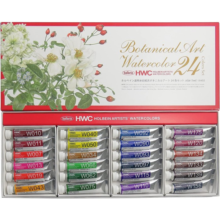 

Holbein Artist Watercolor Botanical Art Set 24 color