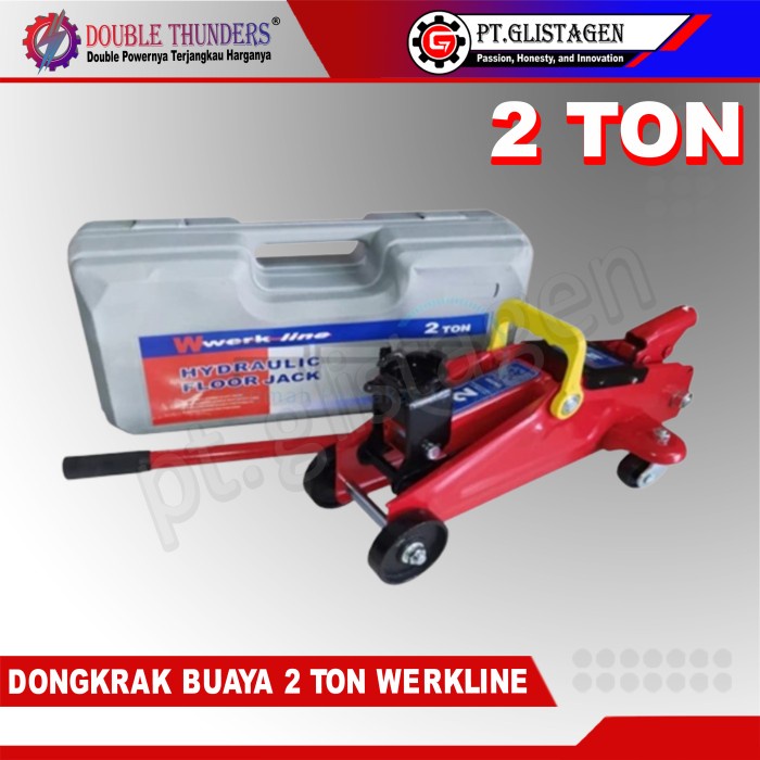 ✨Baru Werkline Dongkrak Buaya 2 Ton Hidrolik - Hydraulic Floor Jack Werkline Terbaru