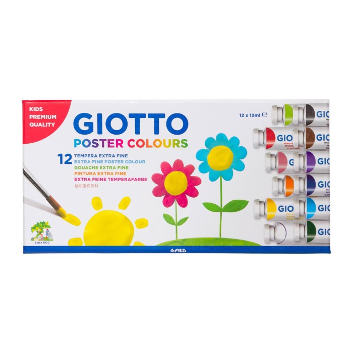 

Promo Giotto Poster Paint 12 Colors