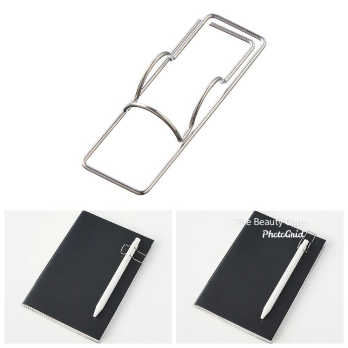 

Promo Muji Stainless Wire Pen Holder Klip Pulpen Stainless Steel Original