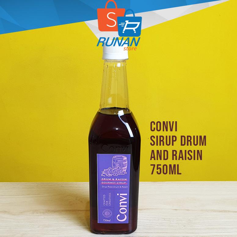 

Sirup Rasa Rum & Raisin 750 ml - Convi Drum Raisin Gourmet Syrup 750ml