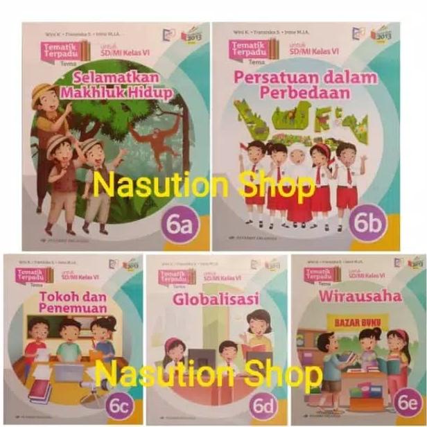 

SALE Paket Tematik 6A sampai 6E Kelas 6 sd Erlangga Termurah
