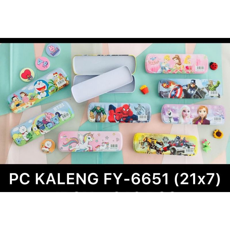 

tempat/kotak/tepak pensil kaleng susun karakter mini FY 6551