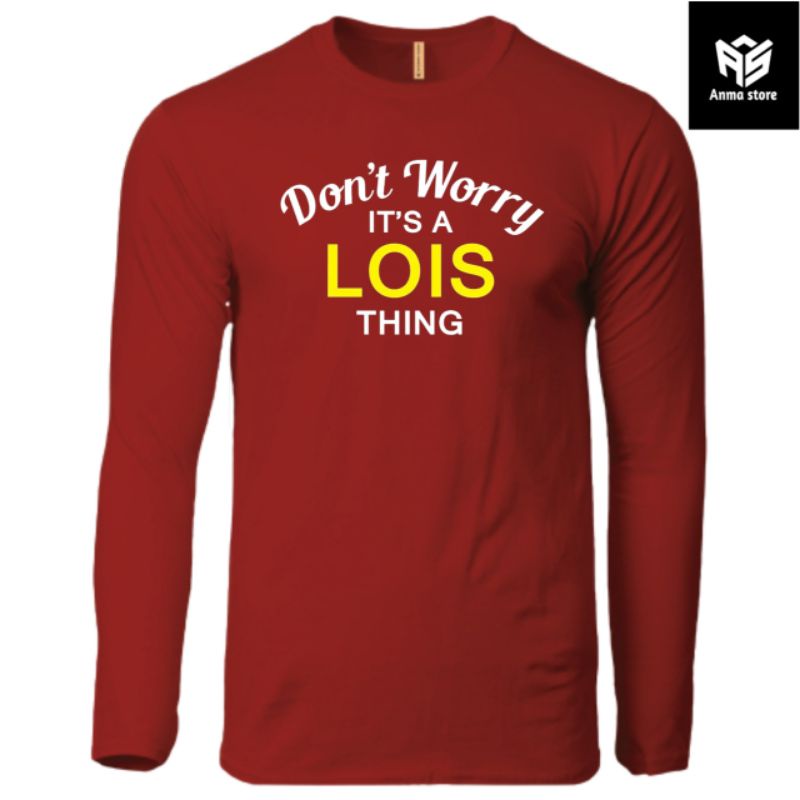 Kaos Tshirt Lengan Panjang Lois Thing