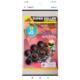 ROLLER ROLER LOLER BRT VARIO PCX ADV 125 150 160 CC VESPA 125 CC GENIO BEAT DELUXE SPIN SKYWAVE SKYD