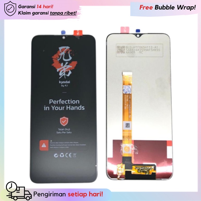 Terbaru Lcd + Touchscreen Oppo A5/A9/A31-2020/Realme5/5I/5S Ori Full Set-Hitam Promo Terlaris