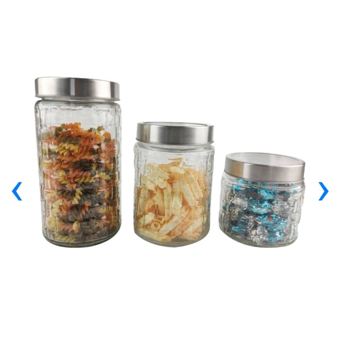 Krishome Set Toples Kaca 3 Pcs