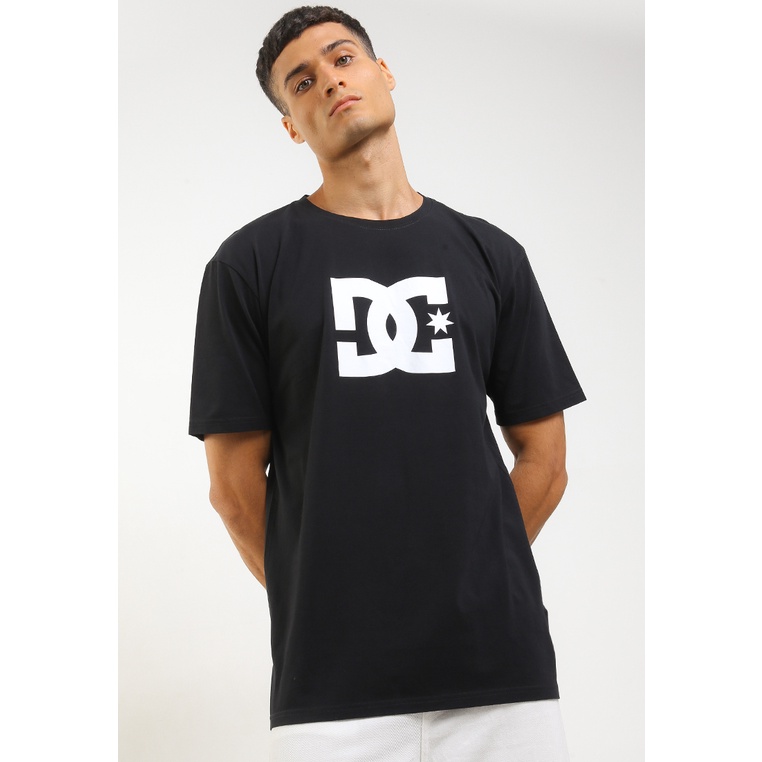 Kaos DC Original Pria Pakaian casual lengan pendek dengan detail iconic logo Ori Limited Edition Sta